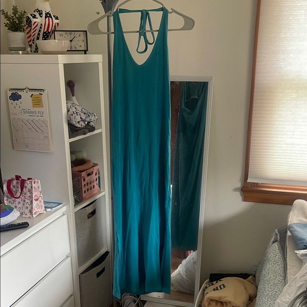 Old Navy Teal Maxi Dress